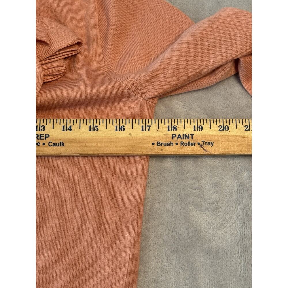 Small NWT J.Crew 100% Merino Wool Ruffle Cardigan Sweater Pink Vintage Rose New - Picture 8 of 15